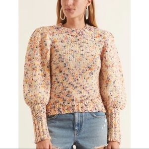 Ulla Johnson Moxi Sweater, 100% Wool, Multicolor, Size Small
